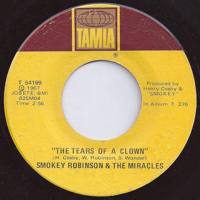 7inch Record MIRACLES - The Tears Of A Clown T54199 Tamla 1970 US Soul/Funk Used