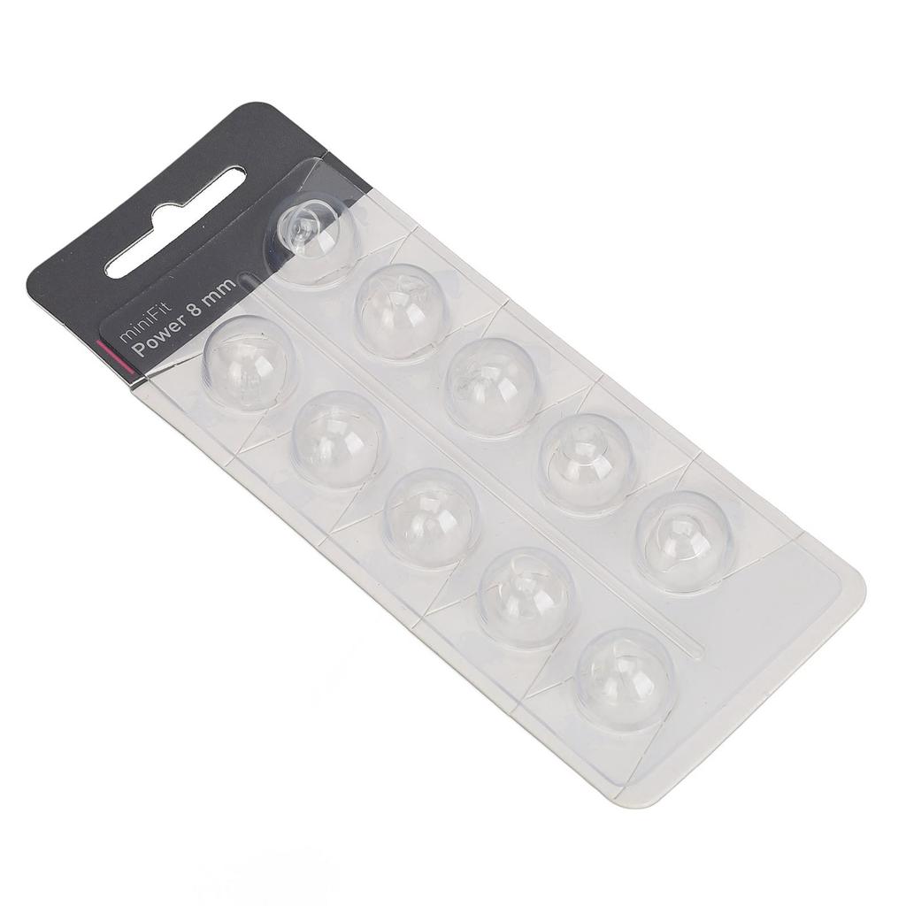 10PCS Hearing Ear Tips Higher Transparency Dual Layer Closed Comfortable Anti Static Sound Aid Domes