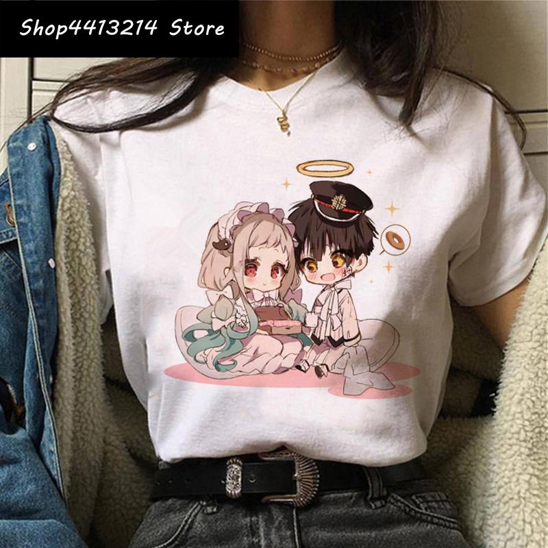 Hanako Kun T Shirt Women Japanese Anime Summer Tops Toilet Bound Funny Cartoon TShirt Harajuku Unisex Tshirt Female New