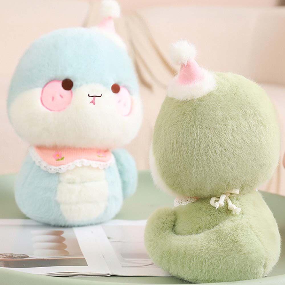 Stuffed 2025 Snake Year Mascot Toy Soft Lucky Snake Plushies Doll  Company Annual Meeting