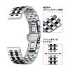 BINLUN Stainless Steel Watch Band, Polished and Durable Metal Watch Strap, Replacement Strap for Smartwatches, 18mm, 19mm, 20mm, 21mm, 22mm, and 24mm,
