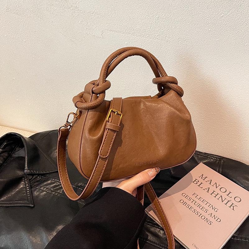 Geantă de mână Cloud Plisată Texturată Primăvară/Vară 2025 - Geantă Elegantă de Damă cu Un Singur Umăr și Crossbody