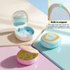 1 Pcs Braces Case With Mirror Dental Retainer Box Case Magnetic Aligner Mouth Guard Container For Teeth Travel False Denture Box