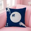 Movie E T The E-Extra T-Terrestrial Pillow Case Pattern Printing Pillowcase Living Room Sofa Cushion Cover Bedroom Room Decor