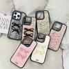 Leather Bow for Apple 17promax Mobile Phone Case for IPhone16 High-end 15 Simple 13 Anti-fall 14