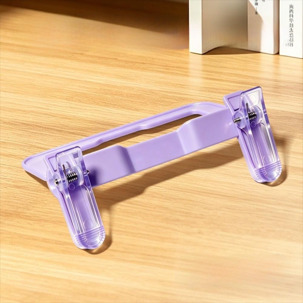 Transparent Dual-Head Clip Non-slip Book Page Holder Gift for Reading Enthusiasts