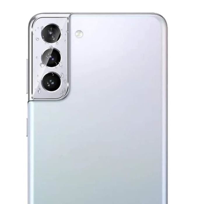 Protection Caméra - Phonillico - Samsung S21 - Verre Trempé - Lot de 2 - Résistant aux rayures