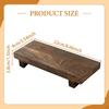 Pedestal Stand, Tray, Decoration, Plant Stand for Display, Wooden Party, Indoor, Coffee