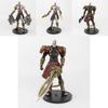 God Of War Kratosfigure Pvc Poseable Model With Fire Effect For Collectors