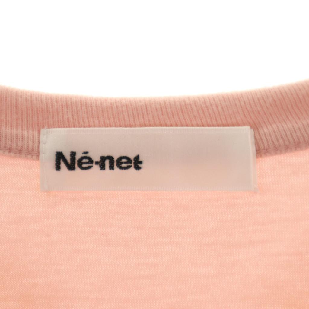 Ne-net made in Japan Mizutama-san Short sleeve T-shirt 3 pink Women Used