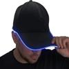 Adjustable LED Light Up Baseball Hat Sun Protection Three Gears Glowing Light Cap Costumes Accessory Flashing Glow Hat