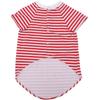 Dog Clothing Striped T Shirt for Medium To Large Dogs Walking Traveling Use Color Cotton Material Avoid Falling Hair Size XL 1Pack
