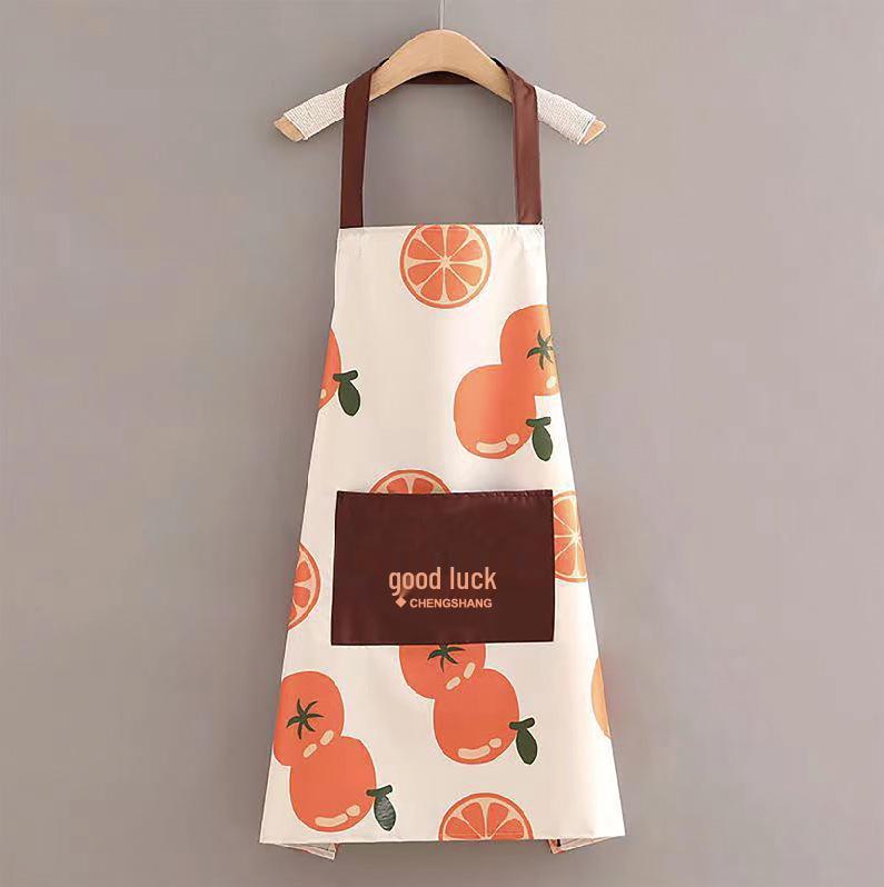 Waterproof Adult Half Apron - Oil-Proof, Dirty-Resistant, Wipable Kitchen Bib
