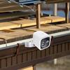 2 Sets Solar Panel Gutter Mount 360 Degree Adjustable Universal Gutter Mounting Bracket White
