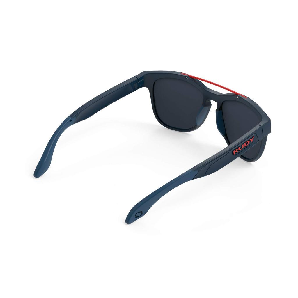 RUDYPROJECT SPINAIR 59 Blau Marine Mattes Gestell mit Roten Gläsern, Multi-Laser Gläser, SP593847-0000