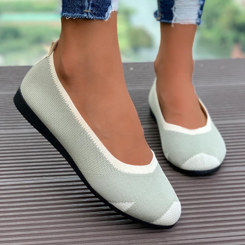 Women Flats Spring New Fashion Flat Bottom Casual Vintage Women Shoes Casual Fashion Cool Comfortable Cloth Loafers Shoes Women