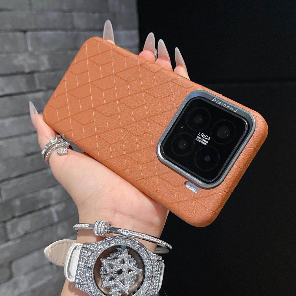 Rubik's Cube Embossed Full Coverage Magnetic Phone Case for 15 Pro - Drop-Proof Protection