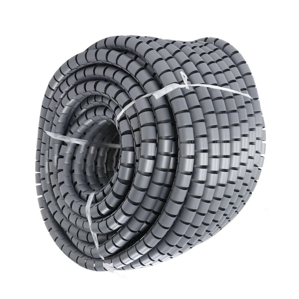 Spiral-Kabelbinder PE-Kabelschutz Flexible Drahtwickelhülse Schutzhülle für Haushaltsgeräte 22mm 0.87in DURCHMESSER 50m