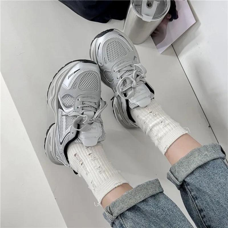 New Women's Shoes Fashion Women Sneakers Woman Vulcanize Shoes Korean Female Platform Thick Sole Casual Lady Shoes Female