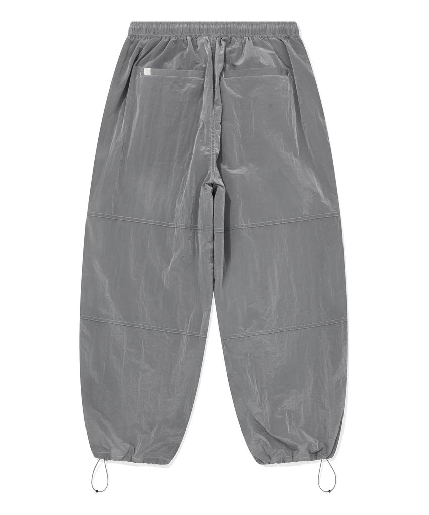 PHYSICAL DEPARTMENT Color Stitch Pocket Track Pants Gray