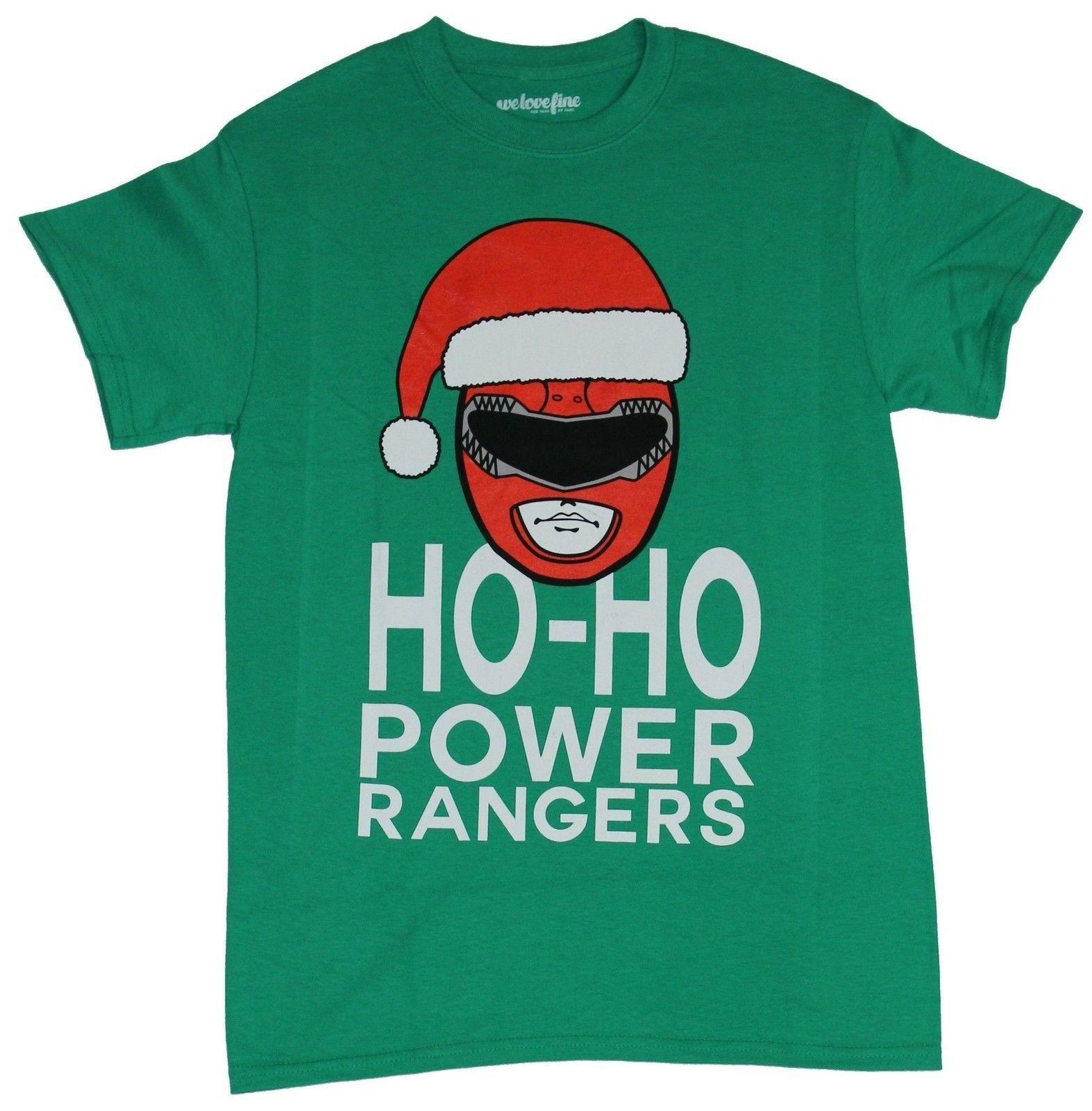 

Футболка унісекс Mighty Morphin Power Rangers Ho Ho Christmas Power Rangers S