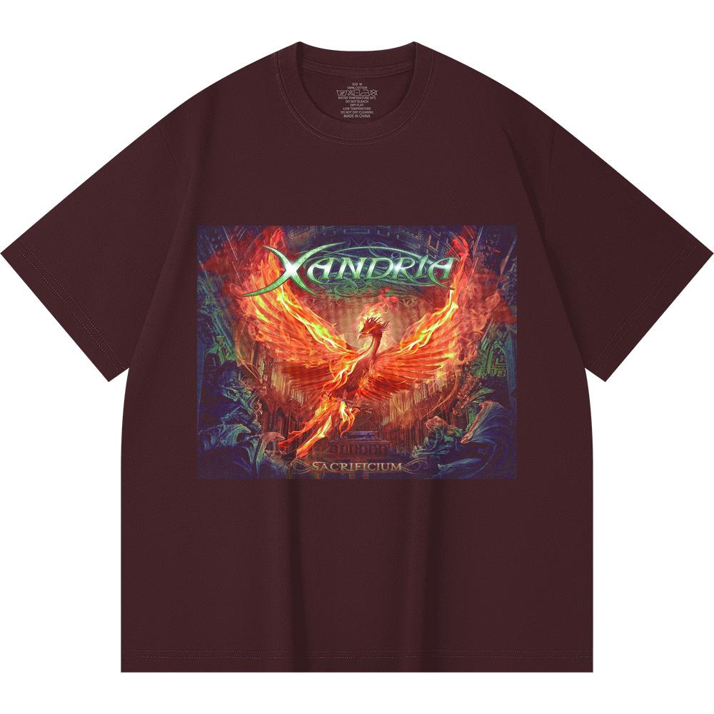 230 Gsm 100% Cotton Heavy Metal T-Shirt  Rock Band Popular Music Print Unisex Heavy Cotton T Shirt