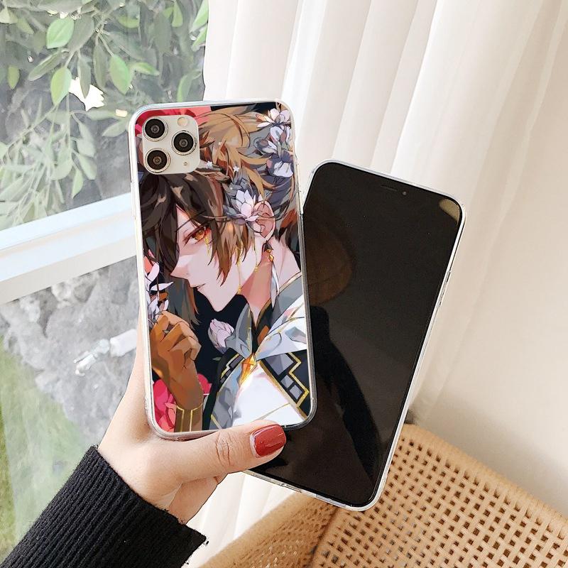 Case For Huawei Honor 50 10i 10 8A 8X 9X Nova 5T P Smart Y6 Y7 Y9 Prime 2019 2021 Mate 20 P30 P20 P40 Lite E Pro Genshin Impact