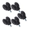 5 Pack 2 Inch Universal 360 Degree Heavy Duty Office Chair Caster Wheels