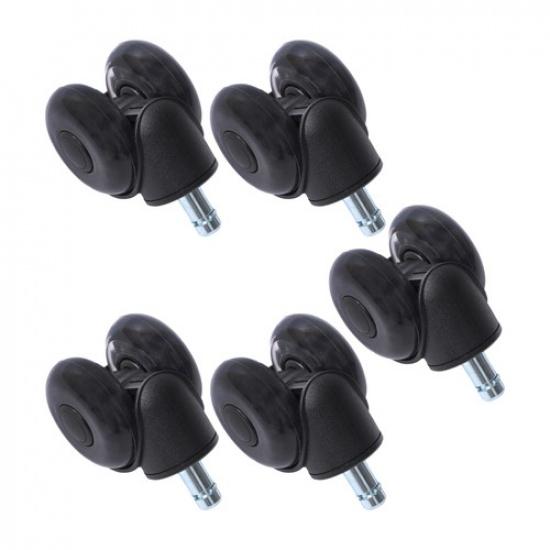 5 Pack 2 Inch Universal 360 Degree Heavy Duty Office Chair Caster Wheels