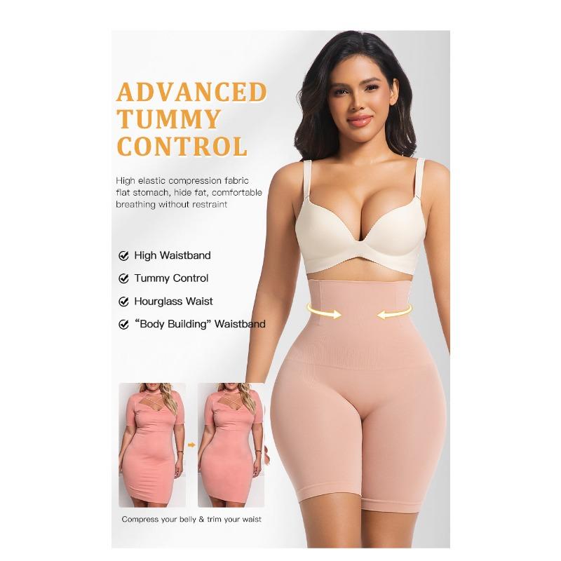 Women High Waist Tummy Control Shapewear Shorts Seamless Butt Lifting Body Shaper Panties