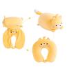 Cartoon Deformable Cat U-shaped Pillow Skin-friendly Foam Particle Travel Pillow 2 In 1 Soft Nap Pillow Home Decoration