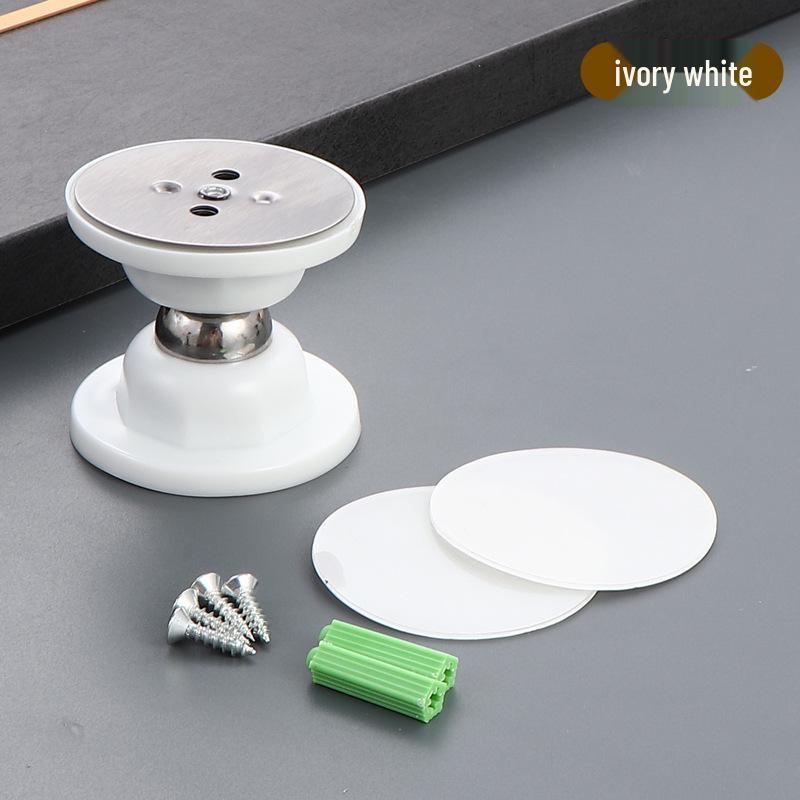 

Компактный магнитный дверной стопор - Без сверления, Противоударный, 5 см, Идеально подходит для отелей, спален и автодомов.