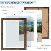 8x10 Picture Frame with 6x8 Mat Deep Brown, Display 6x8 with Mat or 8x10 Without Mat, Wood 8 by 10 Photo Frame, 8 x 10 Frame for Wall Hanging and