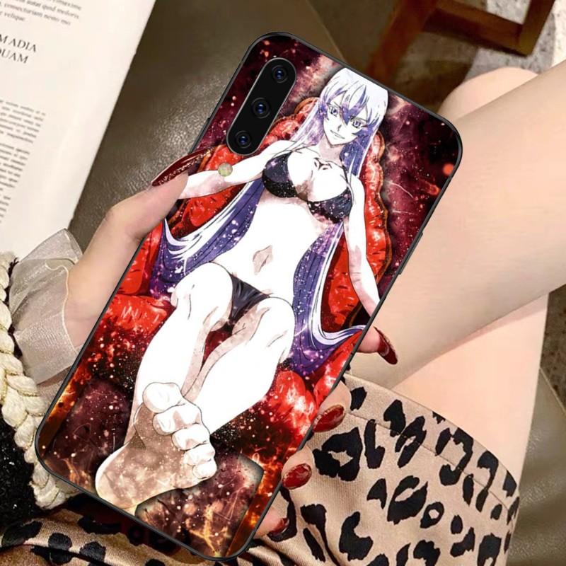 Akame Ga Kill Esdeath Telefondeksel For Samsung A91 A81 A73 A72 A71 A30S A20 A12 A13 A52 A53 4G 5G Mykt Svart Telefondeksel