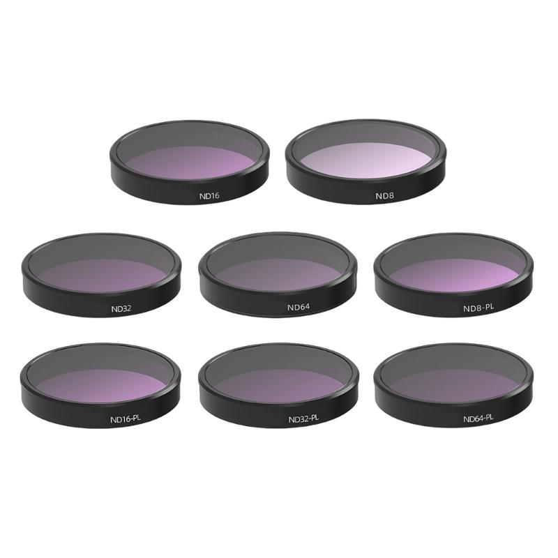 Professional Neutral Density Filter Set Adjustable Light Control for Action Cameras Enhances Images Quality