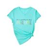 Casual V-neck Short-sleeved It's a Good Day To Play Pickleball Temperament T-shirt