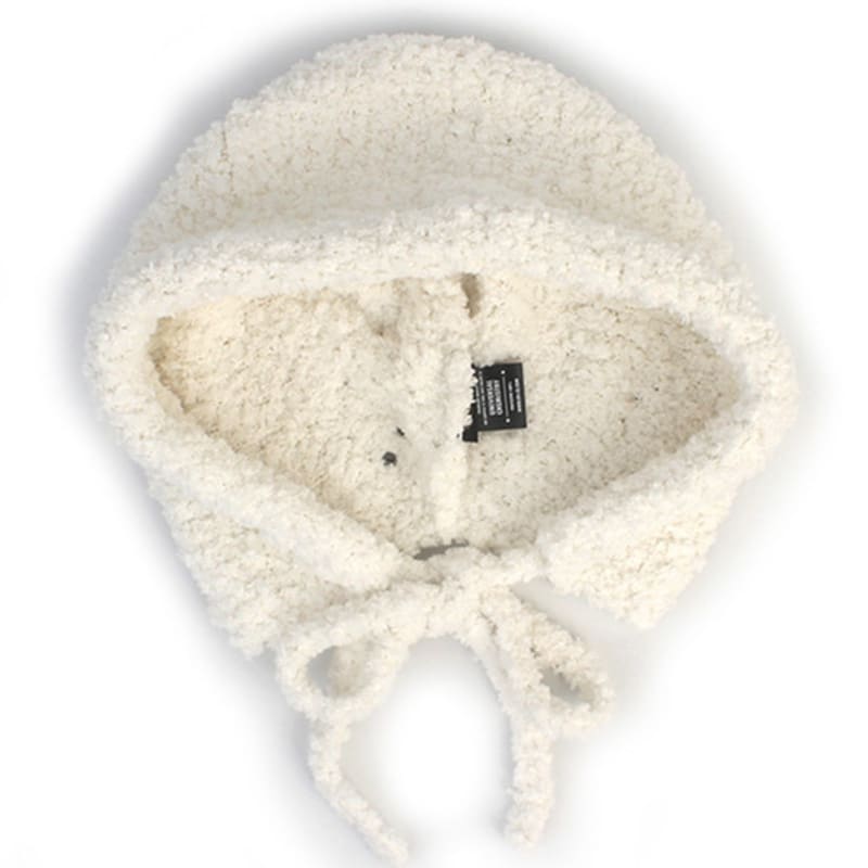 Universal Chemistry Fleece White Bonnet Hat Bonnet Hat