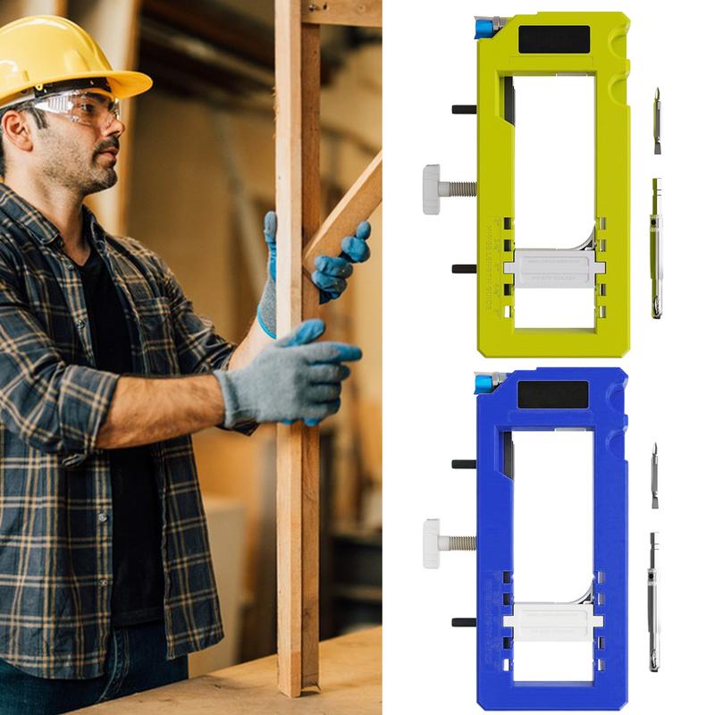 Door Hinge Mortiser Router Hinge Jig Door Latch Installation Kit Chiseling Hinge Mortiser Adjustable Scoring Power Tool For Door