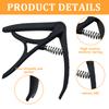 Professional Guitar Capo Sliding Moving Capo for Electric Acoustic Guitar Beginners Durable Guitar Tunings Tone Clip