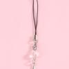 Trendy Mobile Phone Chain Women Sweet Cool Heart Cross Pendant Phone Strap Lanyard Keychain