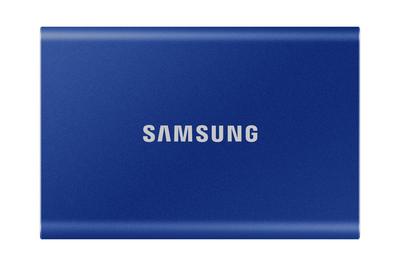 Samsung Portable Ssd T7 2000Gb Blue, Usb Type-C, 1050Mb/S, Password Protection, Mu-Pc2T0H/Ww