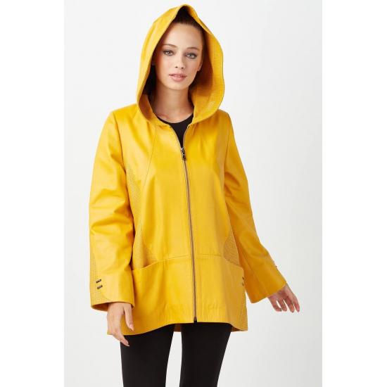 

Женские куртки Gloria Mustard Женское пальто из натуральной кожи Свободный крой