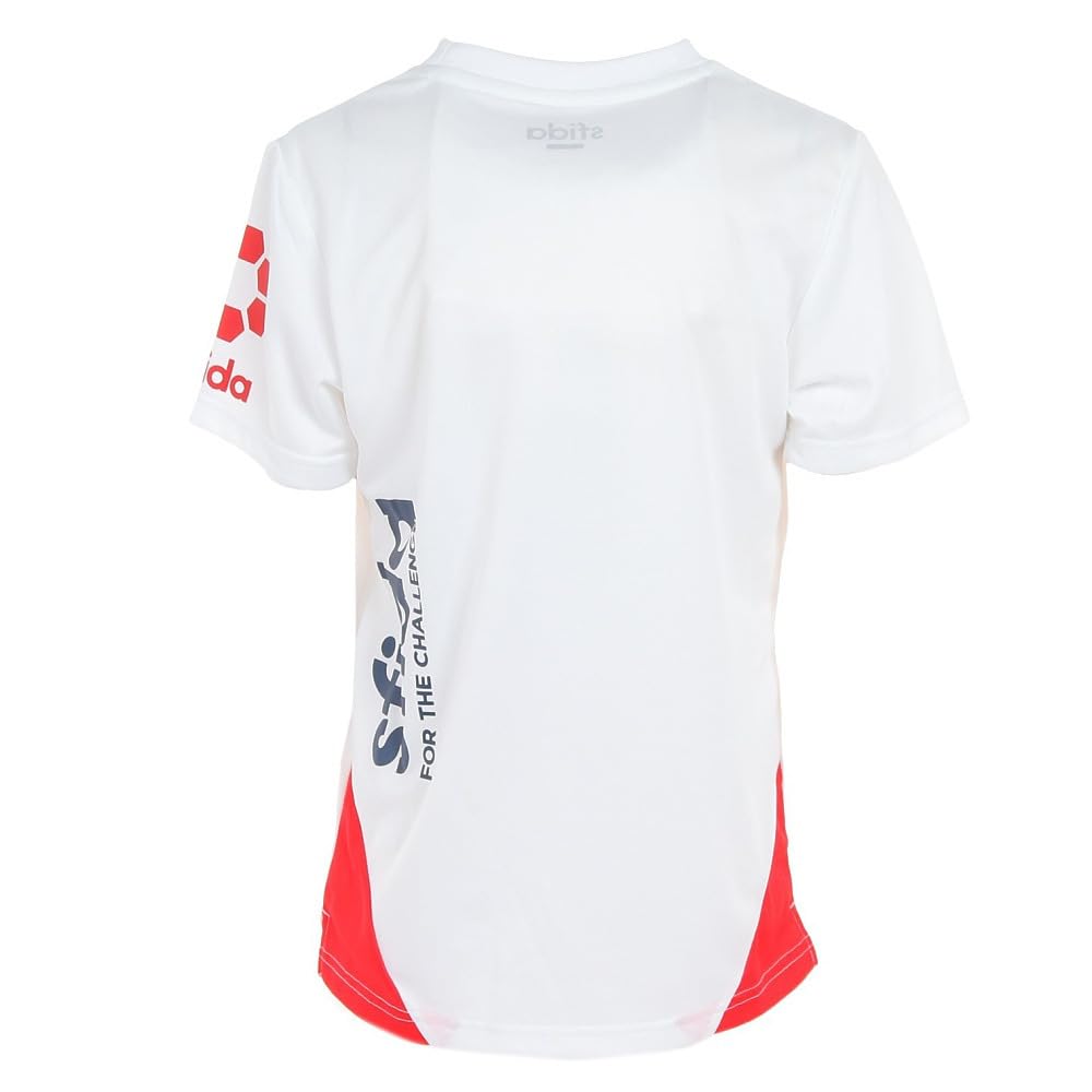 Sfida Practice Shirt (Dry T-Shirt) for Boys, SA-22122, White, 120cm