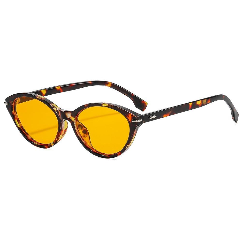 New cat's eye rice nail sunglasses simple and fashionable personalized street shot UV-proof sunglasses for women