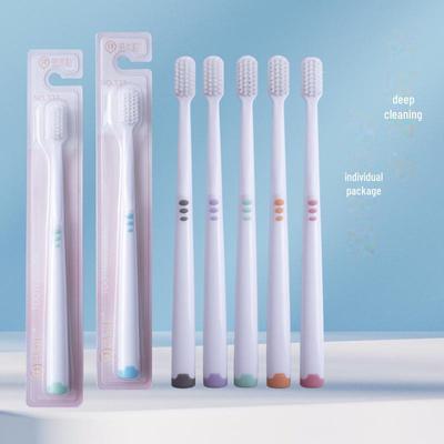 Premium Soft Bristle Toothbrush with Small Head & Non-Slip Handle, Individually Packaged for Daily Use