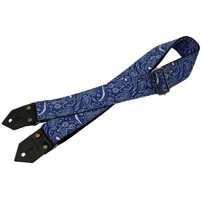 Spice Note Guitar Strap Printing Fabric Series Paisley ES-PP50PSY/BLW