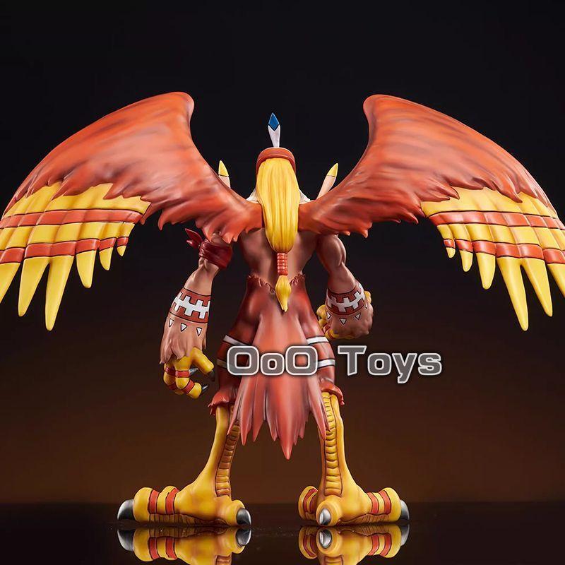 18cm Digimon Adventure Anime Figur Garudamon Figuren Ständer Komplettes Modell PVC Statue Puppe Sammlung Dekoration Spielzeug Geschenk