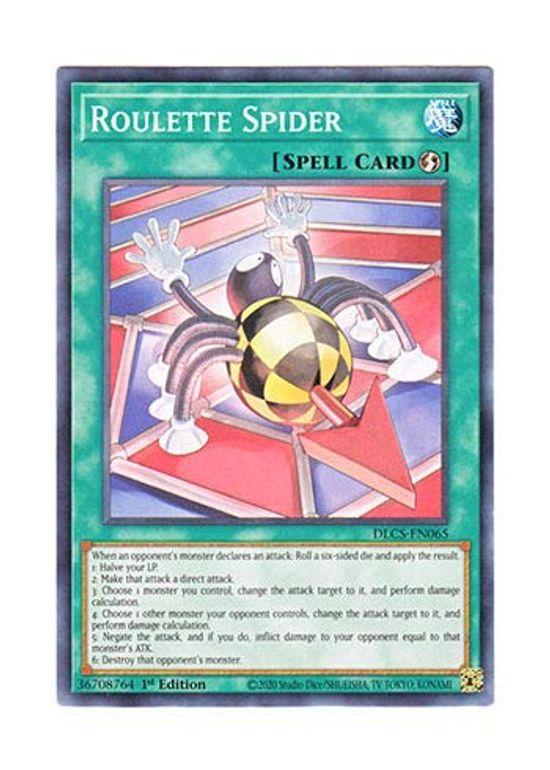 

Английская версия Roulette Spider 1st Edition Yu-Gi-Oh! DLCS-EN065 (Нормальный)