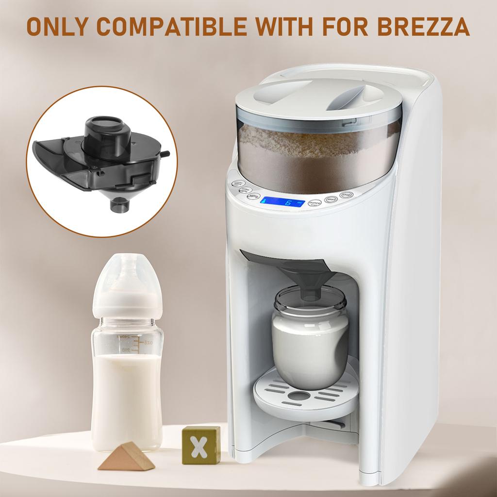 2 ks Plastový trychtýřek na dávkování sušeného mléka pro miminka Vhodný do myčky na nádobí Trychtýřek na sušené mléko s víčkem pro Pro, pokročilé uživatele i domácí použití