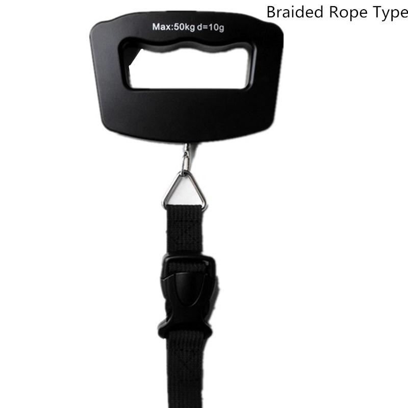 40kg/50kg 10g/100g Mini Digital Electronic hook scale Weighting Travel Luggage Scale Fish Hanging Hook Backlight 43% off